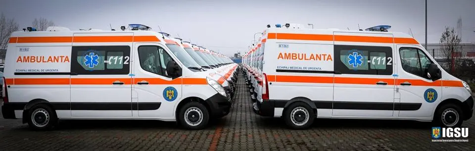 Pe 13 decembrie, în Bistrița-Năsăud vor sosi 5 autosanitare noi din cele 28 repartizate județului (FOTO)