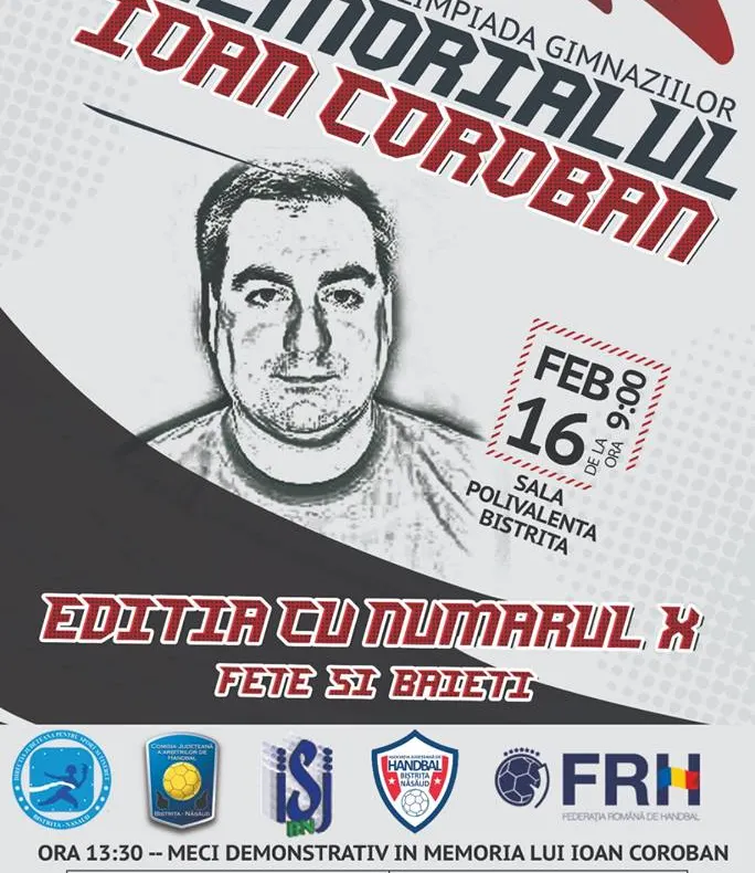 Memorialul „Ioan Coroban” la handbal, la cea de-a X-a ediție