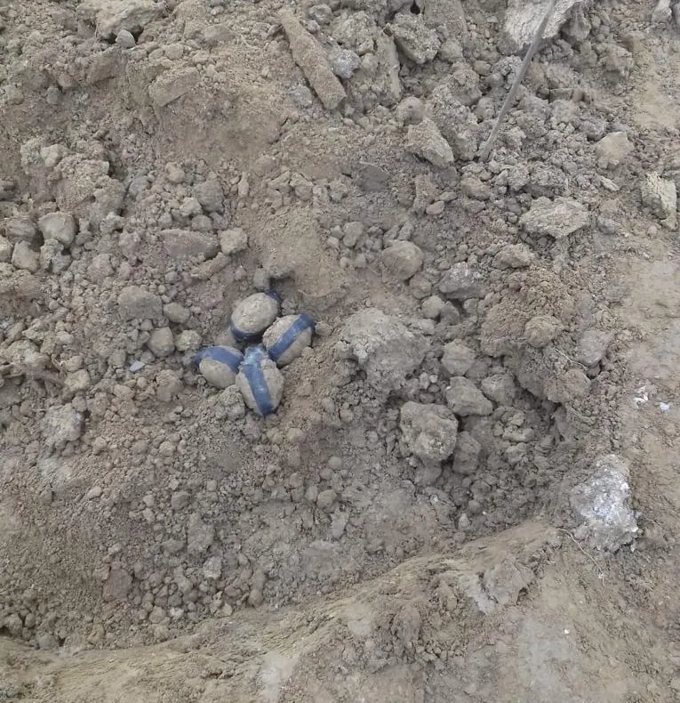 Intervenție pirotehnică la Lunca Ilvei, unde au fost găsite patru grenade (FOTO)