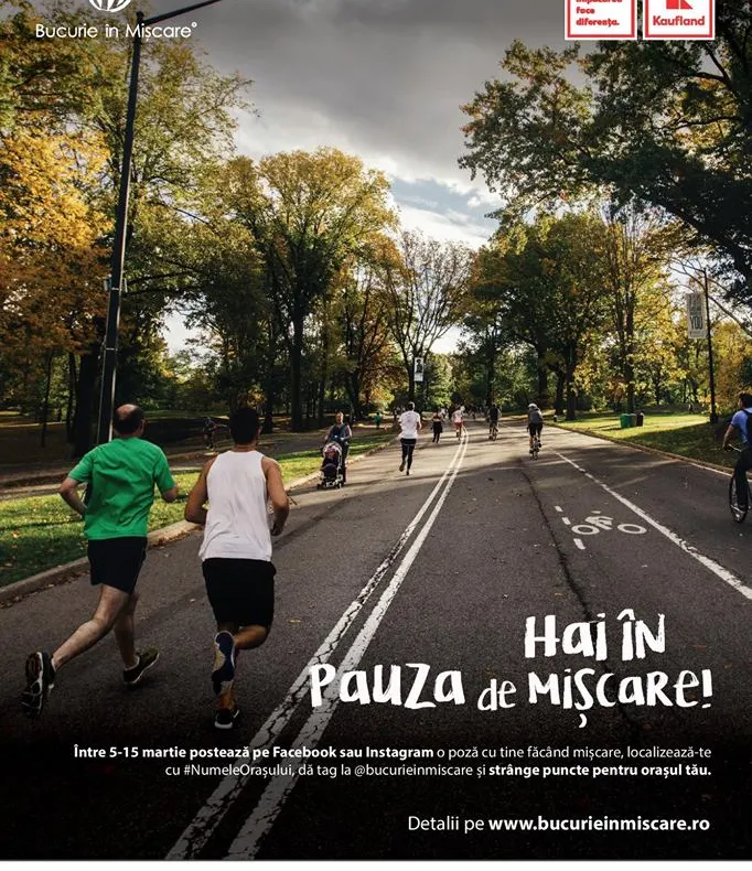 Bistrița, ”Hai în pauza de mișcare”!