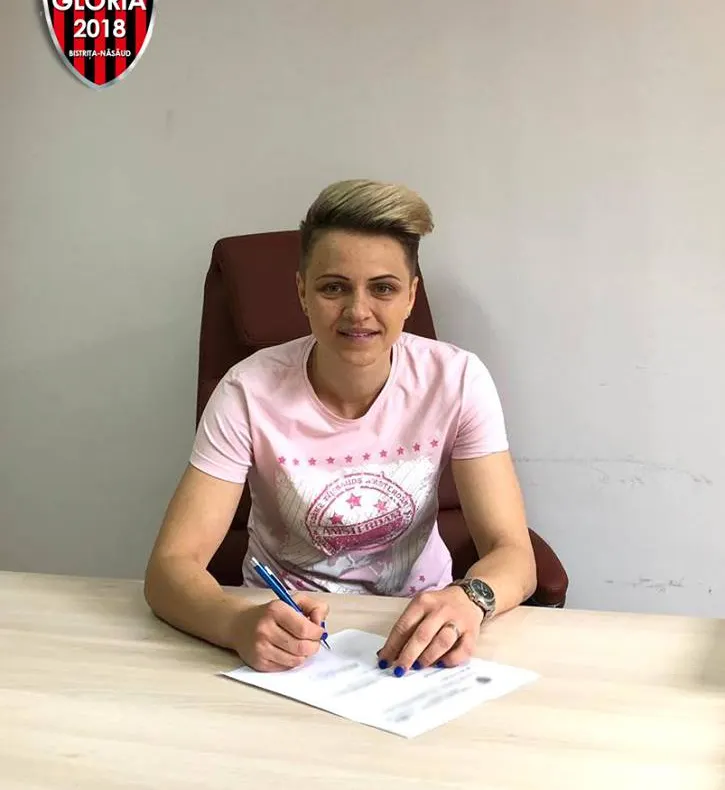Daniela Rațiu și-a prelungit contractul cu CS Gloria 2018 Bistrița-Năsăud