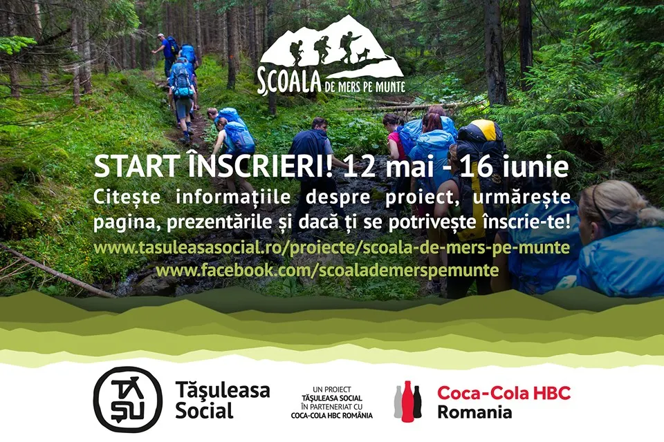 Proiectul de educație montană ”Școala de Mers pe Munte”, la cea de-a 5-a ediție. Se fac înscrieri