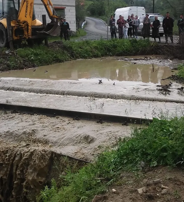 Codul portocaliu de inundații, prelungit pentru Bistrița-Năsăud