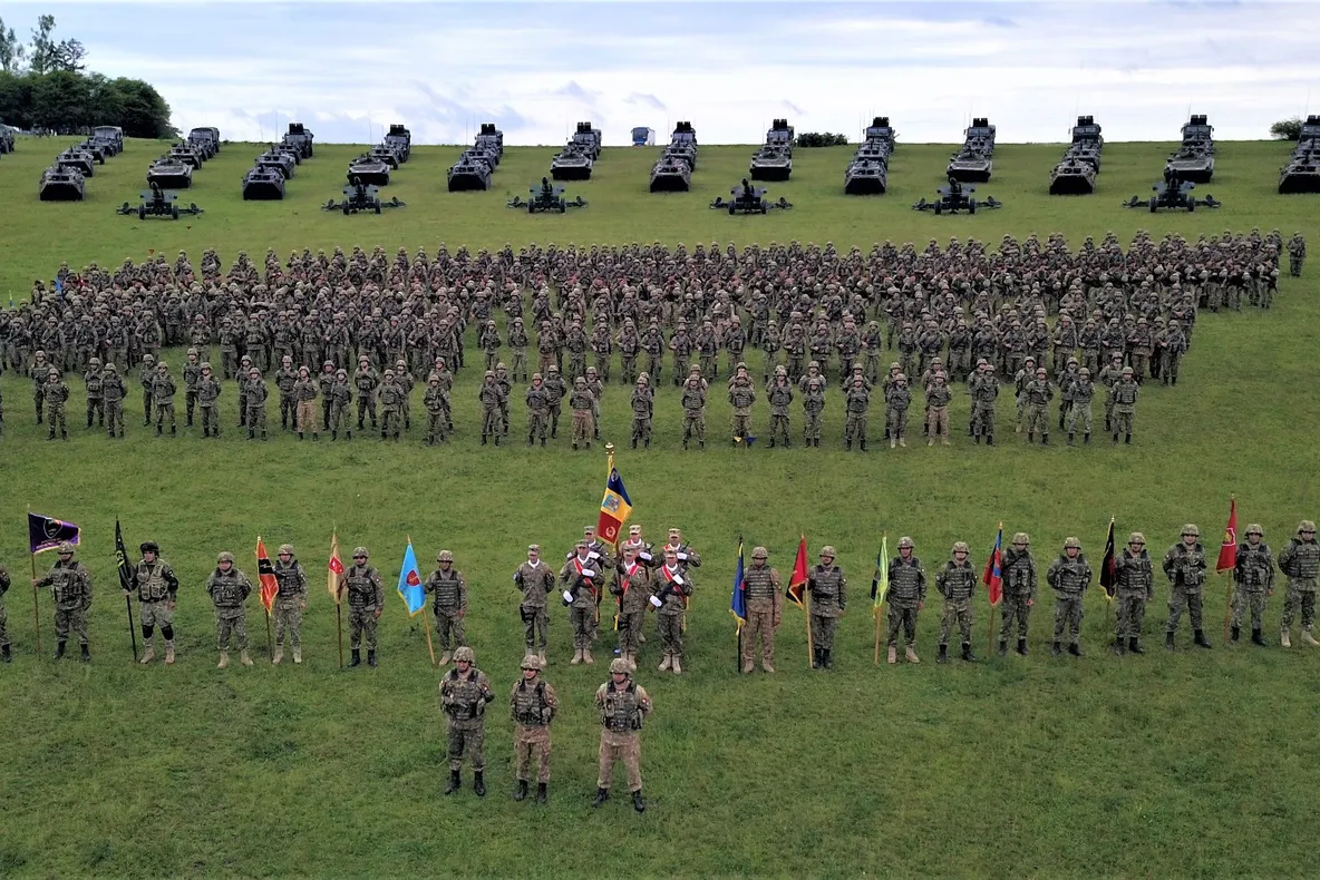 Militarii bistrițeni, la ceremonia de deschidere a exercițiului multinațional „Saber Guardian 2019” (FOTO)