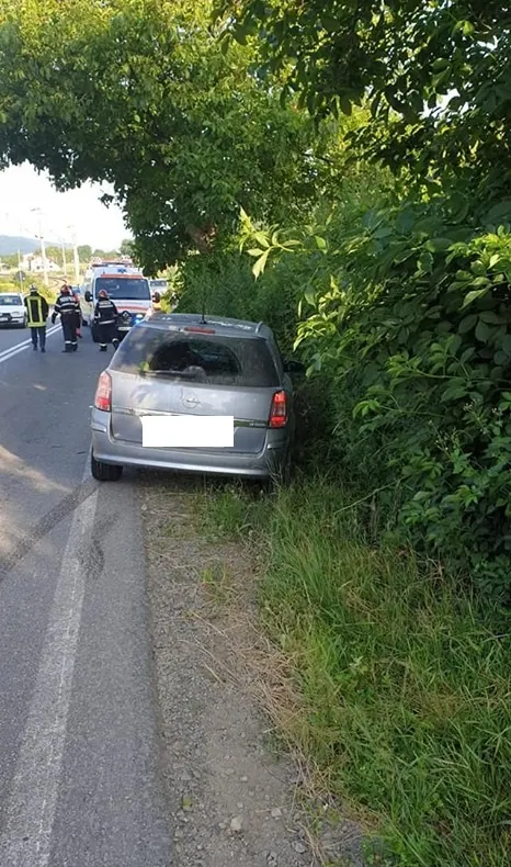 Accident rutier pe DN 17D din Bistrița-Năsăud (FOTO)