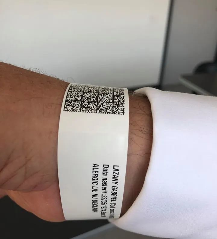 Brățări pentru toți pacienții care vor fi internați la Spitalul Județean de Urgență Bistrița (FOTO/VIDEO)