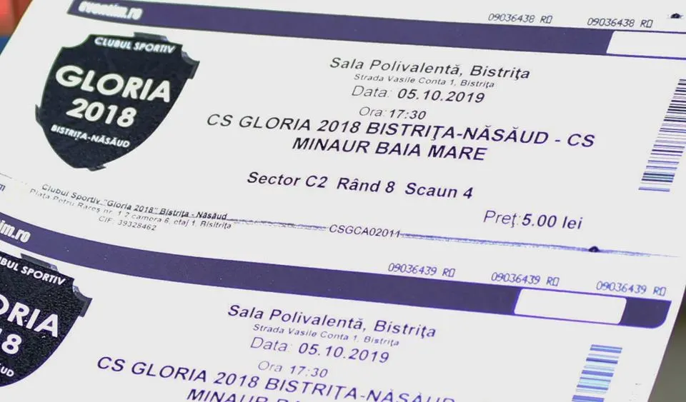 CS Gloria 2018 Bistrița-Năsăud, meci în compania echipei CS Minaur Baia Mare