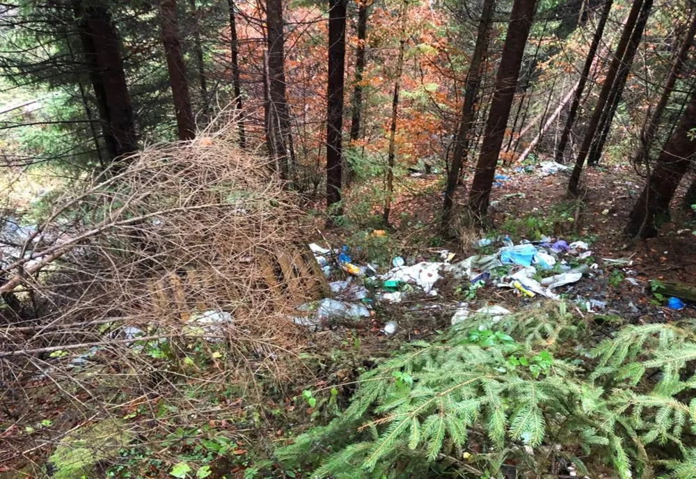 (FOTO) Tășuleasa Social: Să arunci gunoaie în natură, una din cele mai toxice și dezgustătoare crime împotriva mediului înconjurător! 60 de voluntari au adunat 10 t de deșeuri de pe 3 km din Via Transilvanica