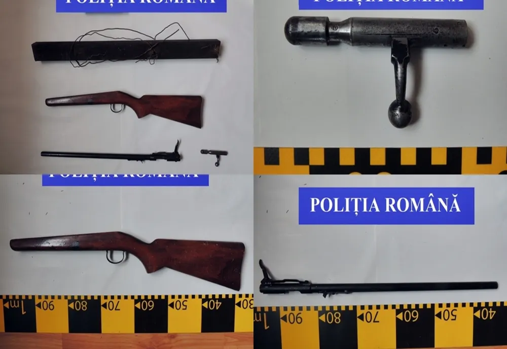 Arma letală cu glonț, ascunsă de bărbatul din Tureac arestat preventiv, în urmă cu o săptămână, găsită de polițiști!