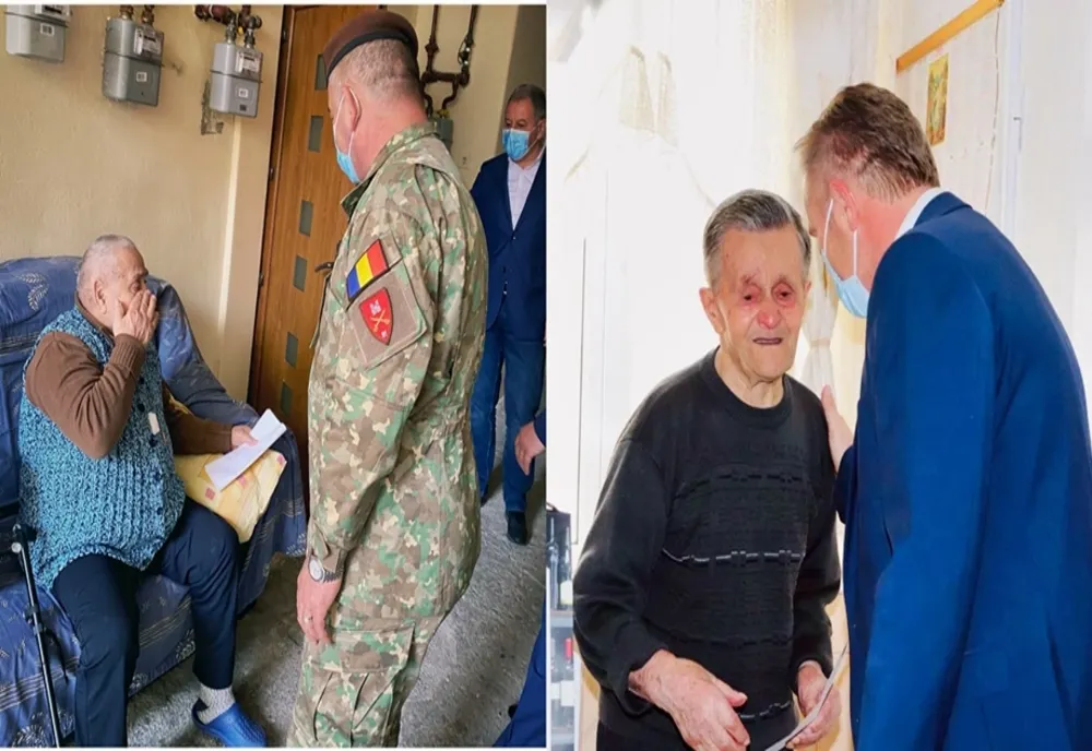 Mai sunt 16...! Veteranii de război  din Bistrița-Năsăud, cinstiți de autoritățile județului