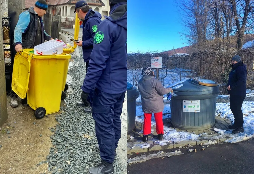 Inspectorii ADI Deșeuri continuă verificarea containerelor semi-îngropate și a pubelelor galbene