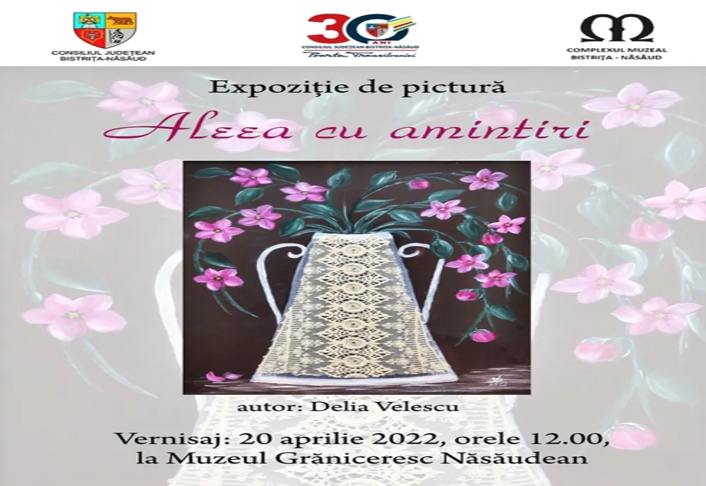 Vernisaj de pictură Delia Velescu la Muzeul Grăniceresc Năsăudean! 