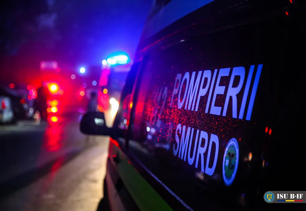 Accident pe un drum din Bistrița! Un bărbat a fost rănit