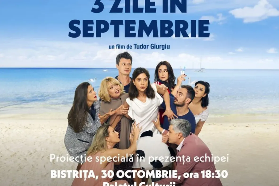 Tudor Giurgiu vine la Bistrița cu filmul „3 zile în septembrie”