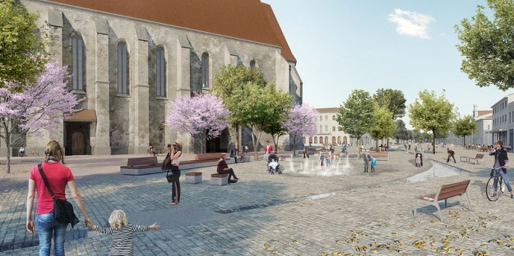 Primăria Bistrița, dată în judecată de Bistrița Civică! Mărul discordiei, proiectul de modernizare a Pieței Centrale