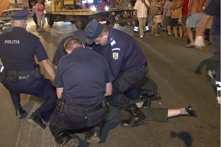 Scandal aplanat de jandarmi, în cartierul Viișoara din Bistrița