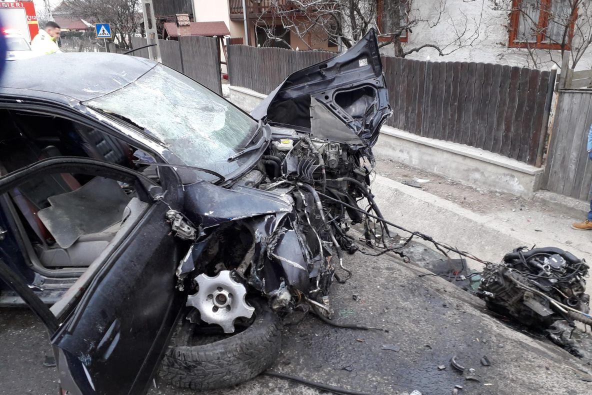 Accident grav pe Valea Bârgăului! Un bărbat a ajuns la spital cu multiple traumatisme