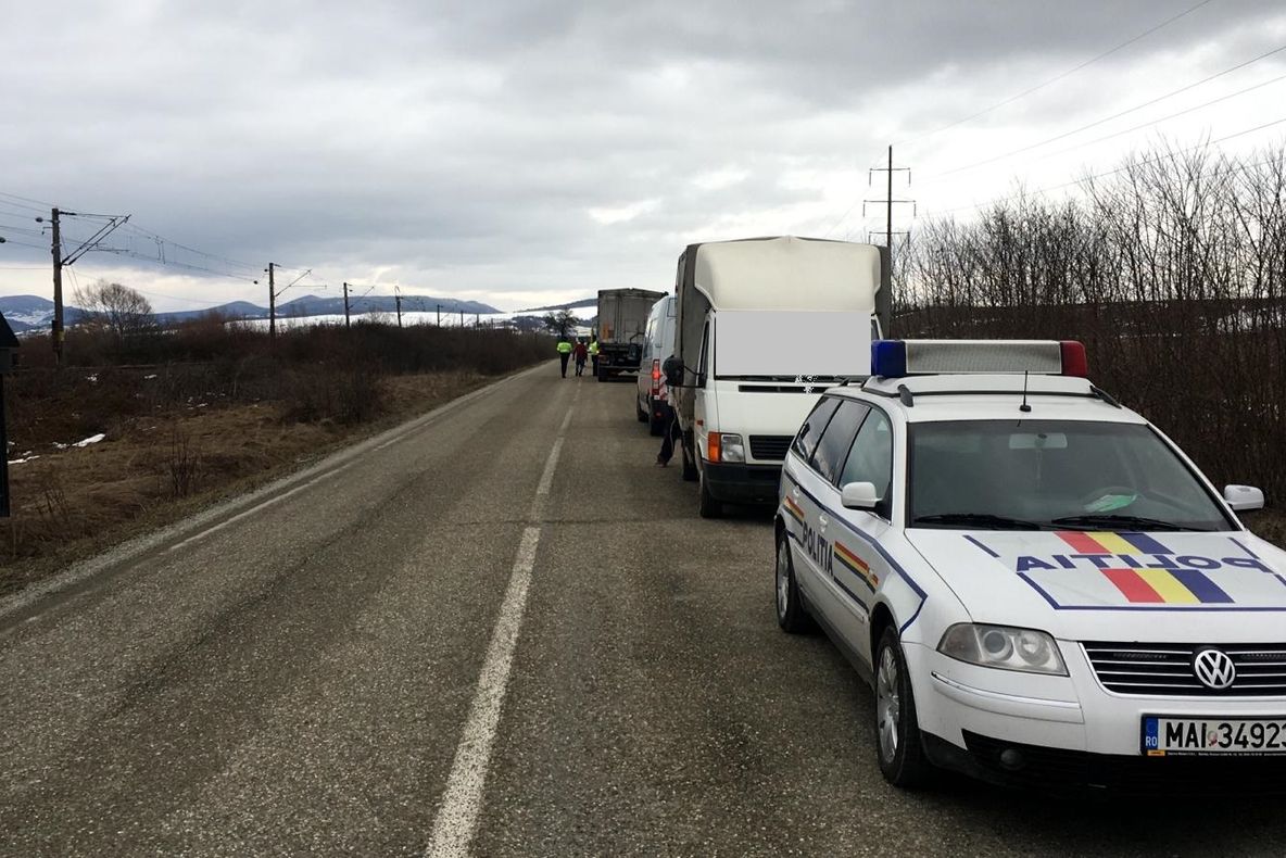 Sucevean, amendat în Bistrița-Năsăud! Bărbatul a rămas și fără 2,5 t de cereale