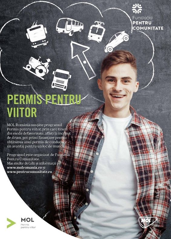 Doi tineri din Bistrița-Năsăud, printre beneficiarii programului ”Permis pentru viitor”