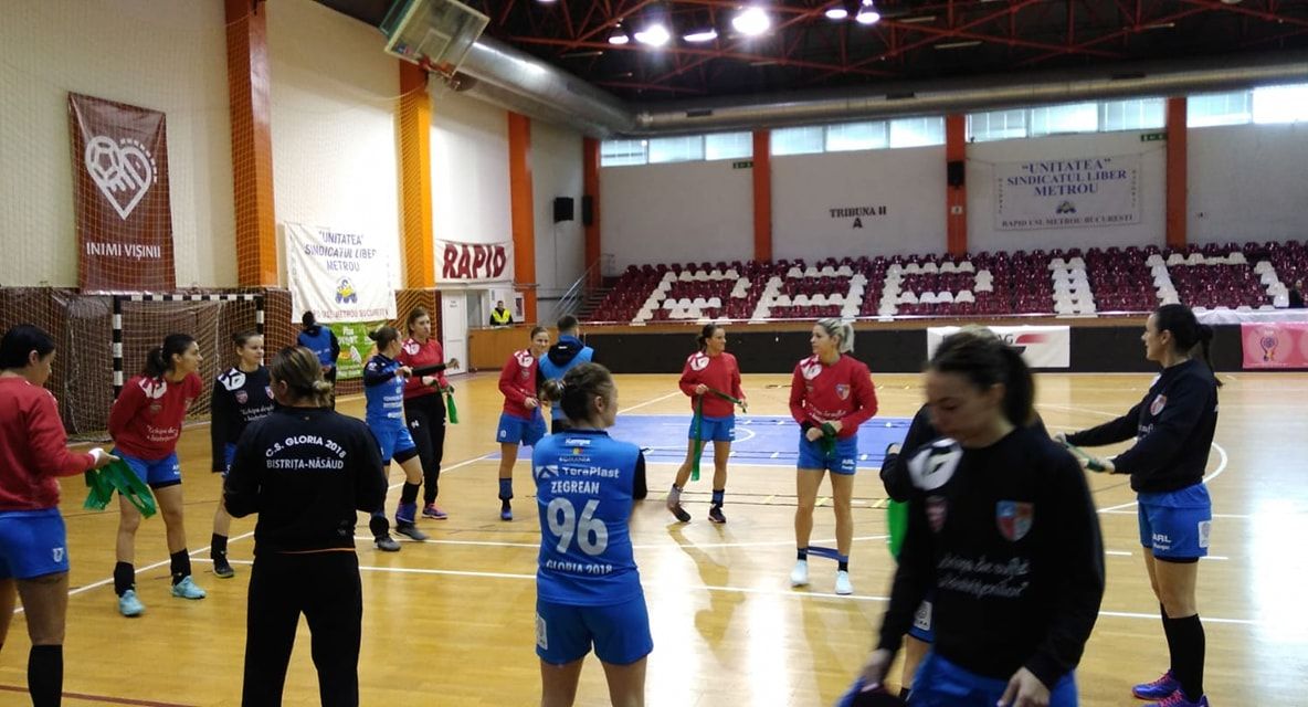 FOTO: Handbalistele Gloriei, în pregătiri pentru meciul din 1 august