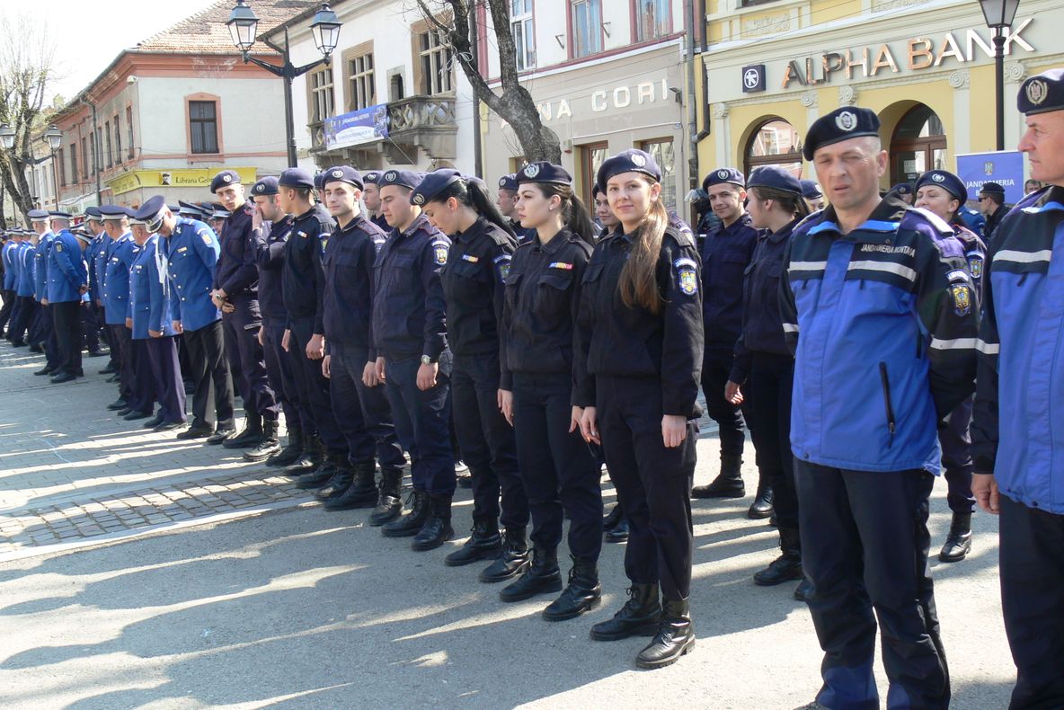 (FOTO/VIDEO): Ziua Jandarmeriei, sărbătorită la Bistrița