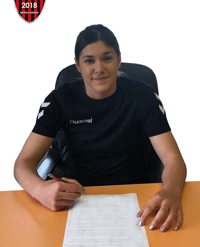 Handbalista Maria Țanc a semnat cu CS Gloria 2018. Următoarele două sezoane va juca la Bistrița