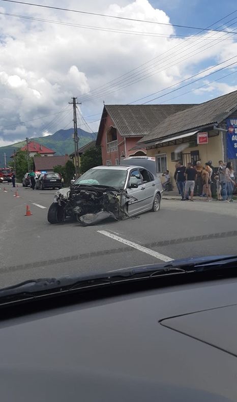 Accident în lanț pe DN 17, în Bistrița-Năsăud