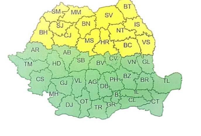 Noi atenționări meteorologice: Disconfort termic accentuat și caniculă, dar și manifestări de instabilitate atmosferică accentuată