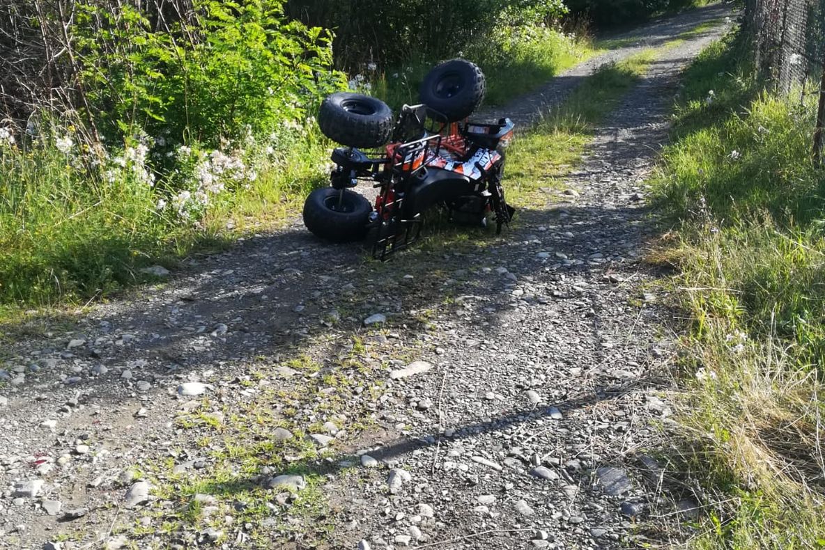 Doi copii din Bistrița-Năsăud au ajuns la spital după ce au căzut de pe un ATV
