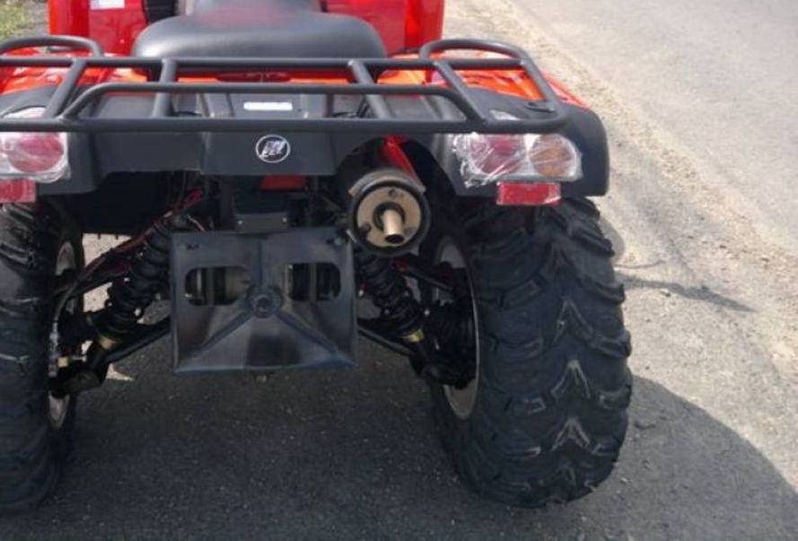 A avut chef de plimbare cu ATV-ul și a comis trei infracțiuni dintr-un foc