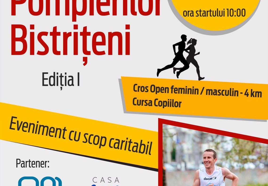 Pădurea Schullerwald din Bistrița găzduiește prima ediție a ”Crosului Pompierilor Bistrițeni”, eveniment cu scop caritabil