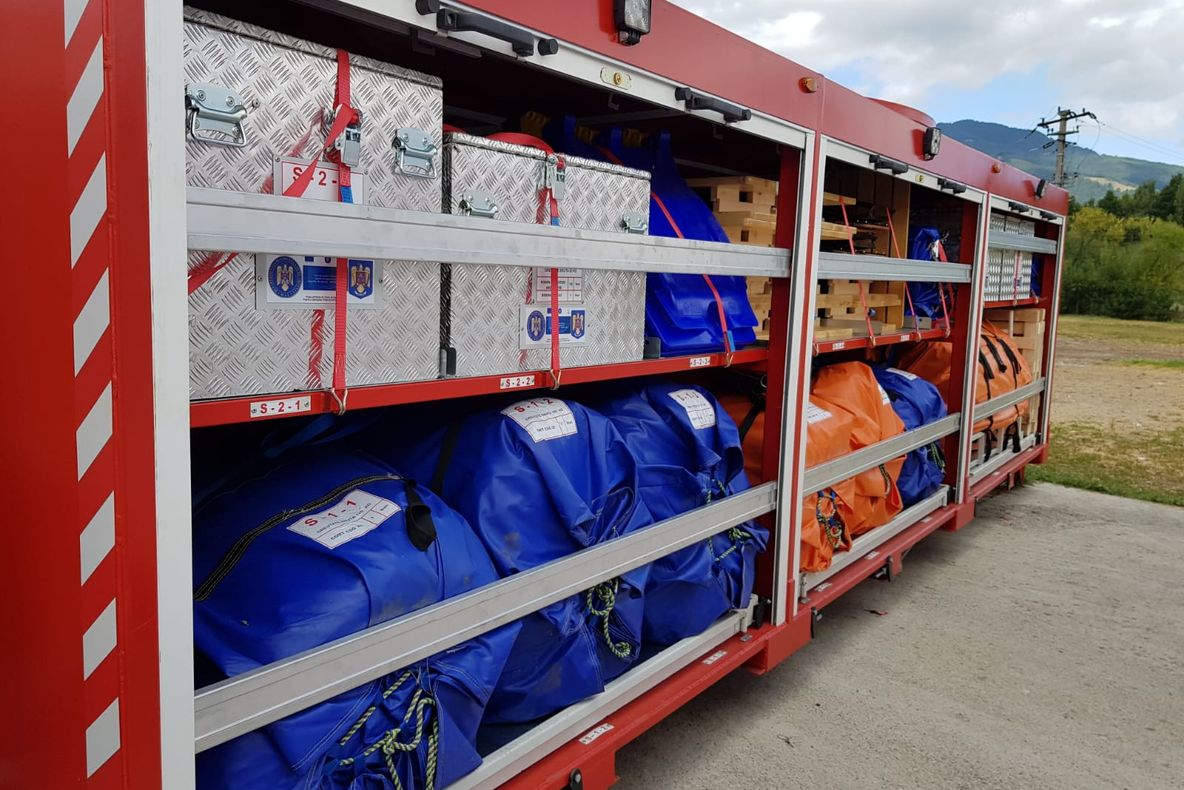 ISU Bistrița-Năsăud, dotat cu tabără pentru sinistrați, printr-un proiect european