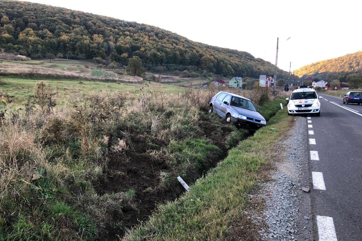 Accident rutier pe DN 17C, în Bistrița-Năsăud