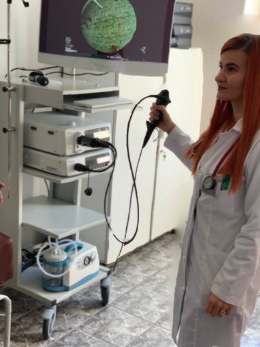 Secția Pneumologie din cadrul Spitalului Județean de Urgență Bistrița, dotată cu bronhoscop de ultimă generație, de peste 100.000 de euro