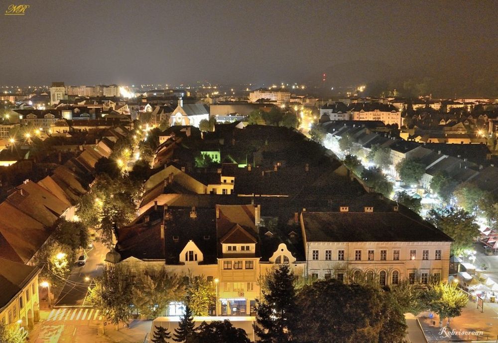 Turnul Bisericii Evanghelice din Bistrița se redeschide