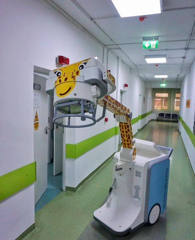 Radiograf mobil în valoare de 100.000 de euro, la Spitalul Județean de Urgență Bistrița (FOTO)