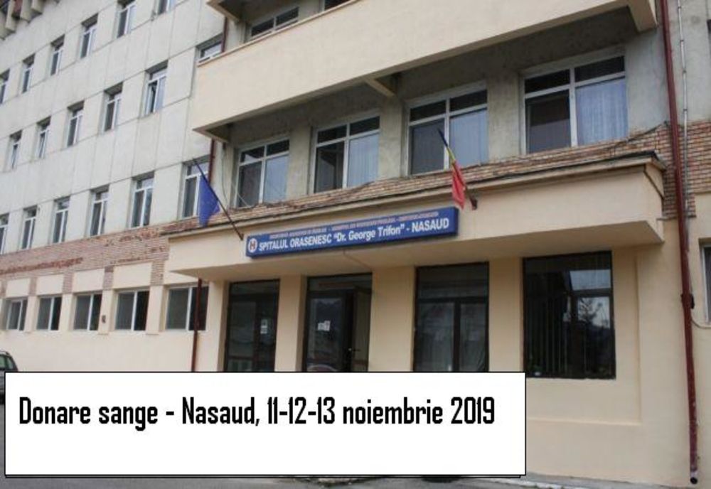 Campania de donare de sânge "Venim noi la tine" ajunge în orașul Năsăud