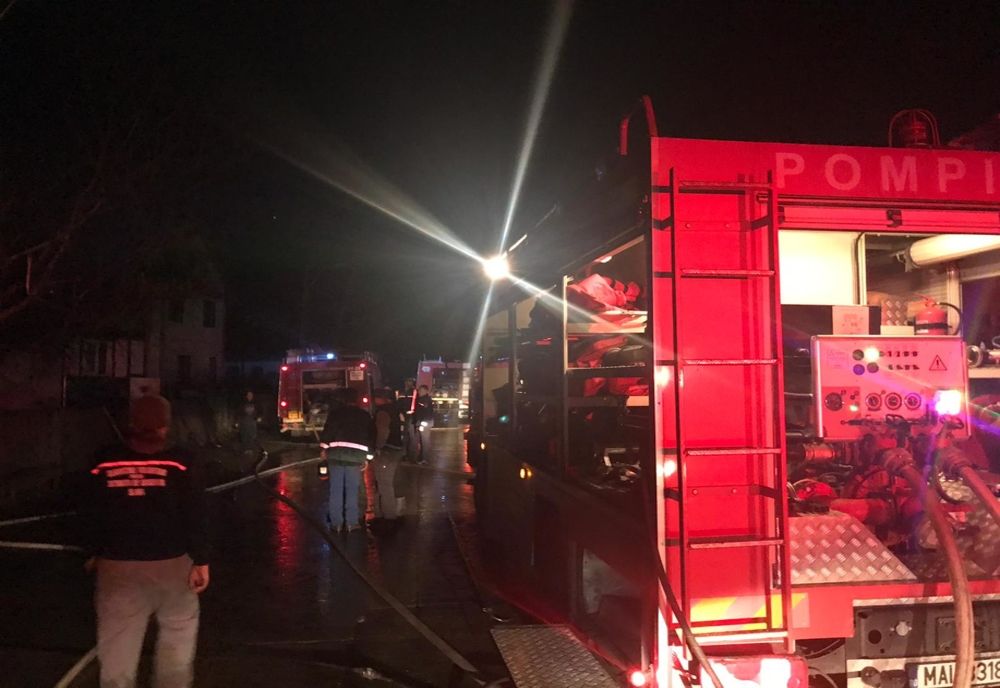 Bilanțul final al celui mai violent incendiu din ultimii ani din Bistrița-Năsăud: 8 case, două ateliere și trei anexe gospodărești