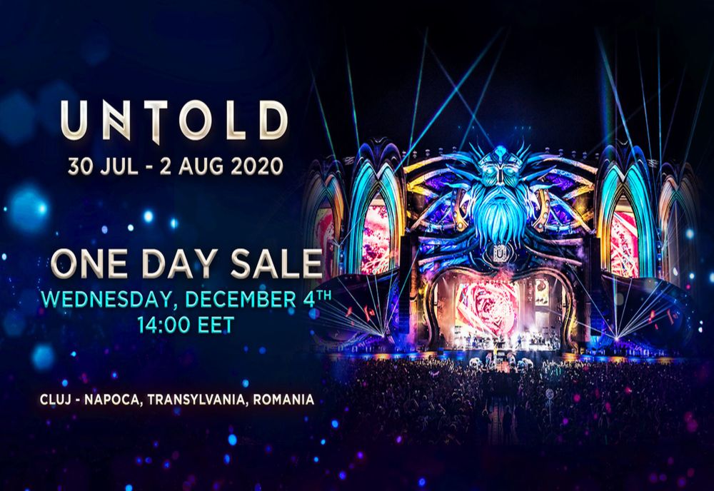 Vești bune pentru cei care nu au reușit să-și achiziționeze un abonament pentru UNTOLD 2020