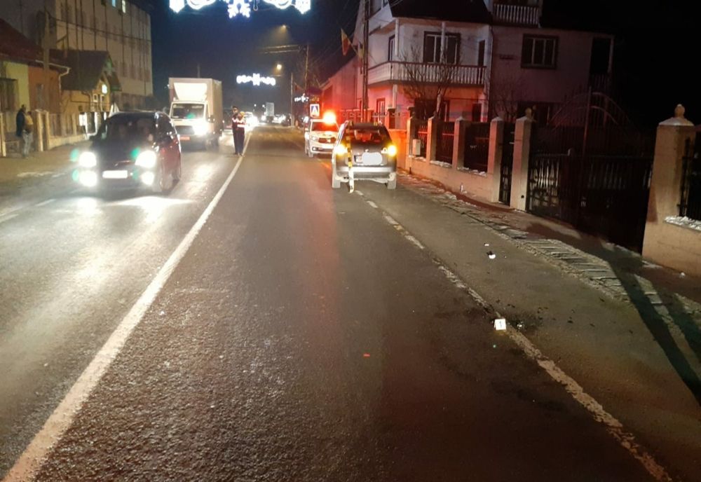 Bărbat lovit de mașină pe DN 17, în Beclean! Era beat criță