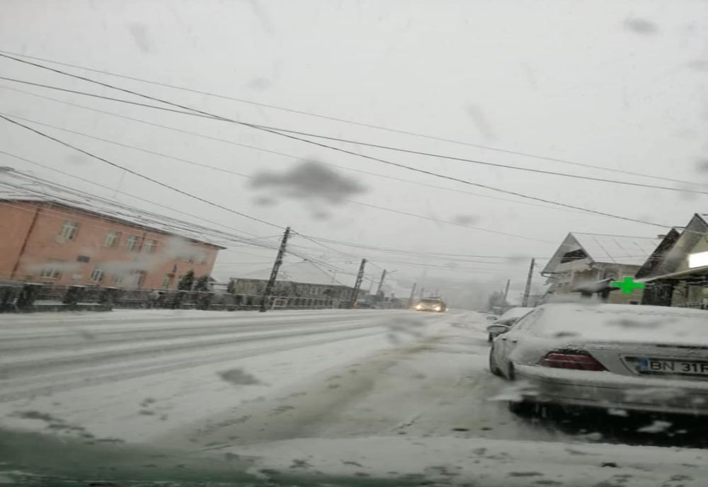 În Bistrița-Năsăud se circulă în condiții de iarnă! Avertizarea de COD GALBEN se prelungește