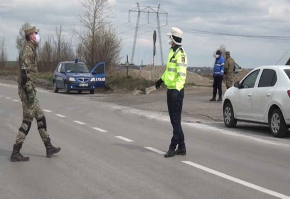 Peste 100 de amenzi, aplicate de forțele de ordine bistrițene pentru nerespectarea restricțiilor de circulație
