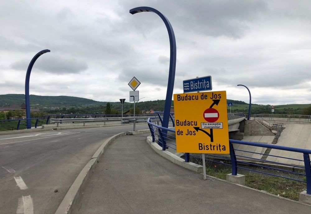 Circulația rutieră pe DJ 173 C, Bistrița-Budacu de Jos, interzisă