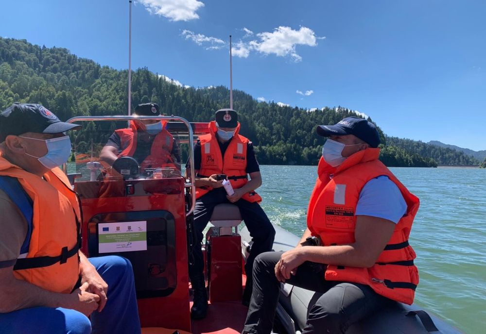 Controale privind folosirea corespunzătoare a ambarcațiunilor pe lacul Colibița
