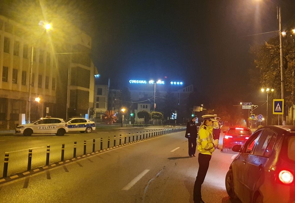 Zece bistrițeni care nu au respectat interdicțiile de circulație, sancționați de polițiști