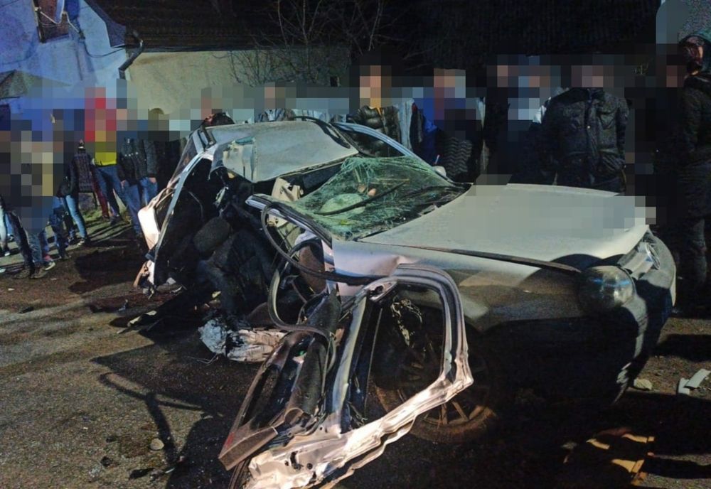 VIDEO: Accident mortal în Rodna: un tânăr de 18 ani și-a pierdut viața! Alți trei au ajuns la spital