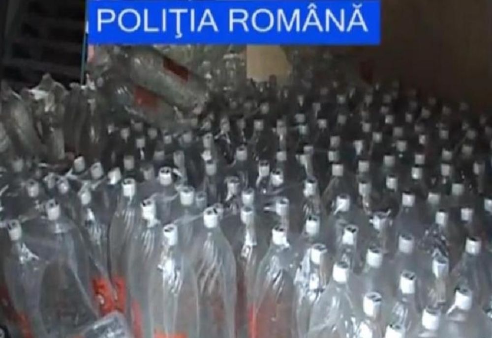 Doi maramureșeni, prinși în Bistrița-Năsăud, cu peste 200 litri de alcool fără documente legale