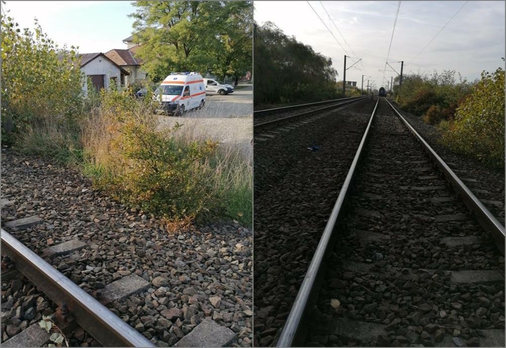 Grav incident în Beclean! Un copil a murit după ce a fost lovit de tren (FOTO)
