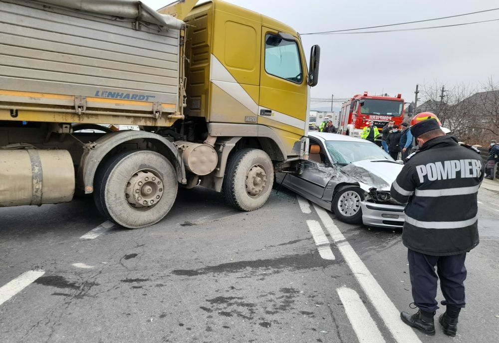 Accident pe DJ 171! Un bărbat din Beclean, la spital