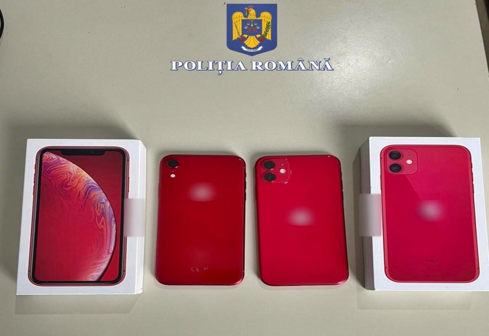 Telefoane furate din Slovenia, depistate de polițiștii bistrițeni